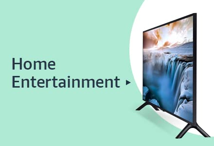 Home entertainment items available for layaway on Amazon