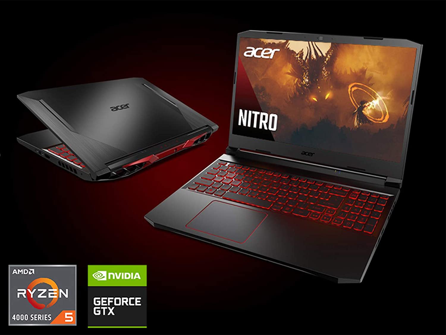 Acer Nitro 5 laptop with gaming graphics