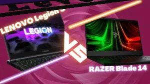YouTube channel review comparison of two gaming laptops