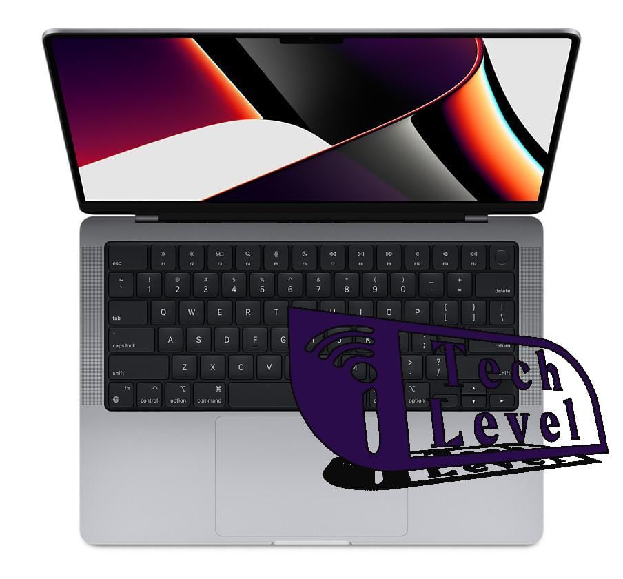 MacBook Pro 14 inch laptop with dedicated graphics card
