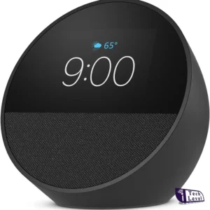 Amazon Echo Spot smart alarm clock with Alexa and crisp speaker