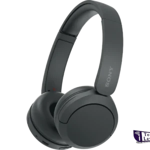 Sony WH-CH520 on-ear Bluetooth headphones in black with up to 50-hour battery