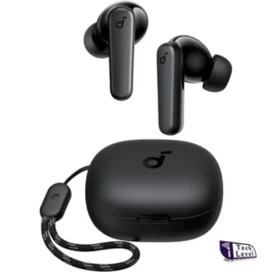 Soundcore P20i earbuds feature big-bass 10mm drivers, 30-hour playtime, Bluetooth 5.3 and AI clear calls with app EQ customization.