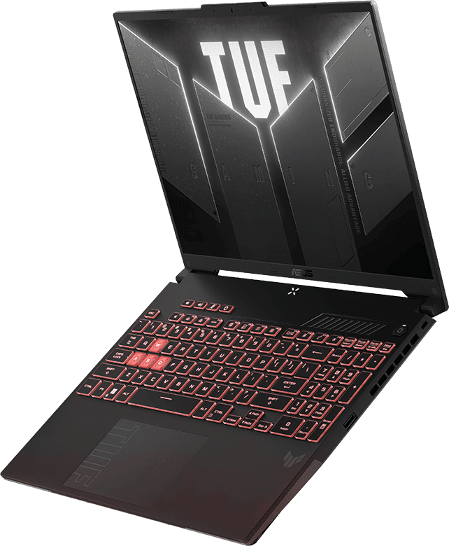 Delca Customized Laptop Made with ASUS TUF Gaming A16 Laptop | 16" WUXGA IPS 144Hz | AMD 6-core Ryzen 7 7445HS | 16GB/32GB/64GB DDR5 512GB/1TB/2TB/4TB SSD | GeForce RTX 4050 Backlit USB 4 Win 11