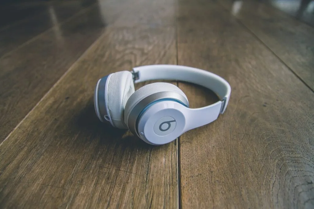White Beats by Dr. Dre wireless headphones
